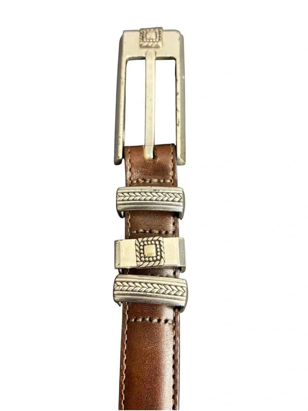 Brighton belts for women’s Brown Leather Size L(34).